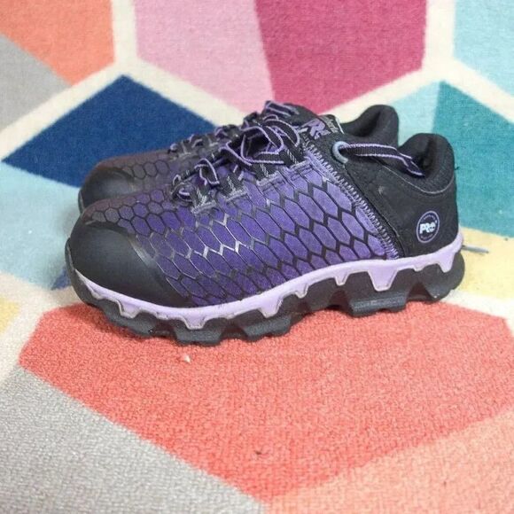Women's Timberland PRO® Powertrain Sport Alloy Toe Work Sneaker Size 6 - Picture 1 of 6